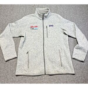 Patagonia Better Sweater Jacket Men Large Full Zip Fleece Heather Gray Gorpcore‎